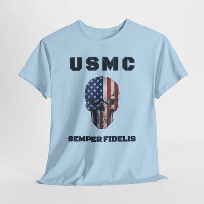 Marines USMC Semper Fidelis T-Shirt | Veteran Patriotic Military Pride Tee