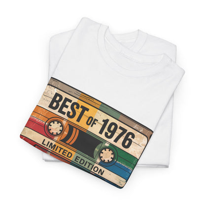 1976 Vintage Cassette 50th Birthday T-Shirt - Limited Edition Retro Bday Tee