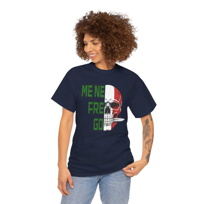 T-Shirt Arditi "Me Ne Frego" | Teschio Tricolore Italiano — Maglietta Militare Vintage