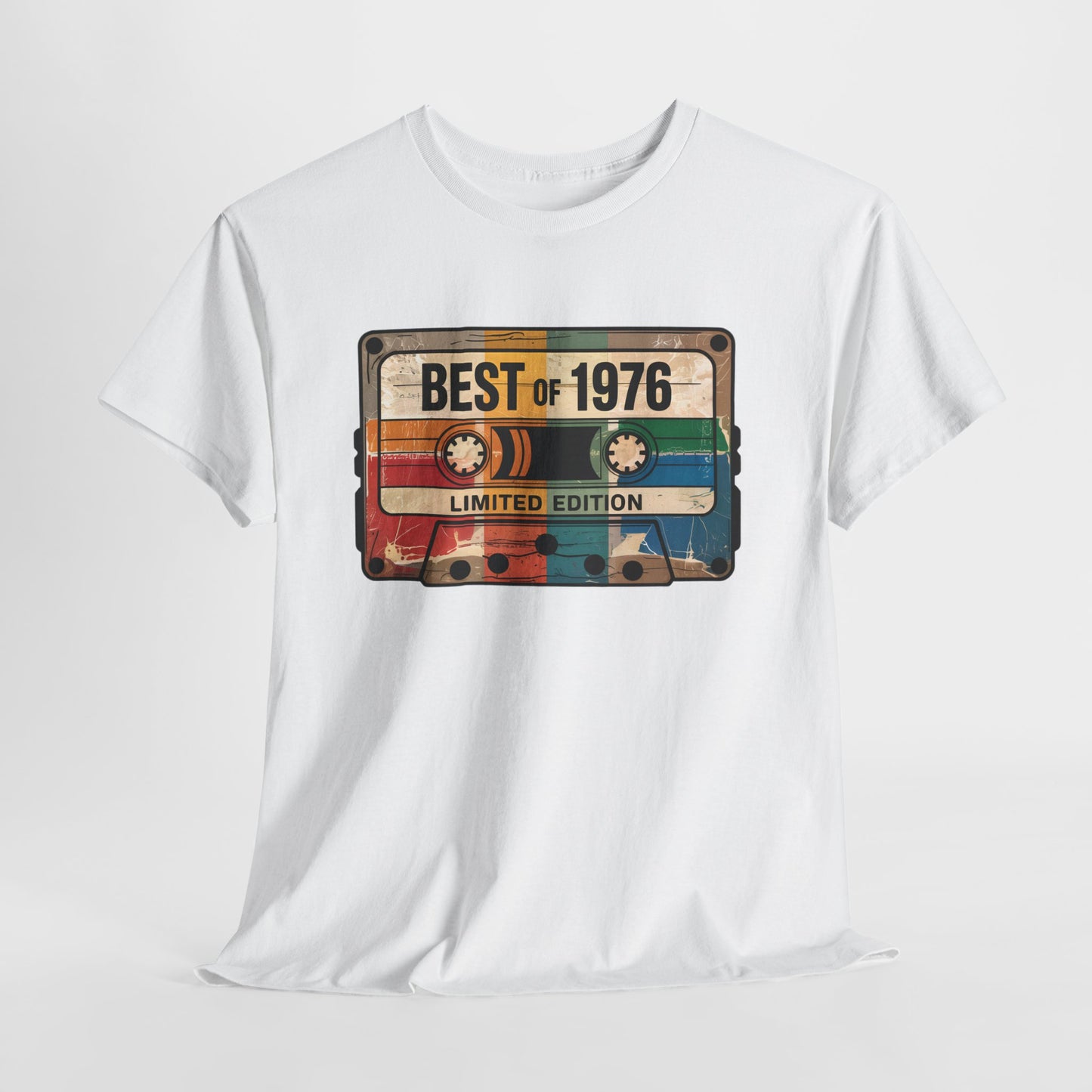 1976 Vintage Cassette 50th Birthday T-Shirt - Limited Edition Retro Bday Tee