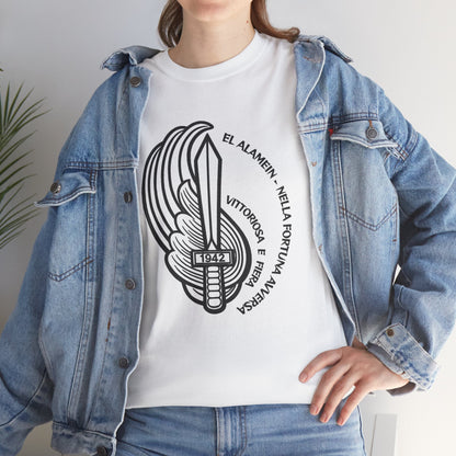 T-Shirt Paracadutisti Folgore El Alamein | Stemma 1942 Pugnale Alato