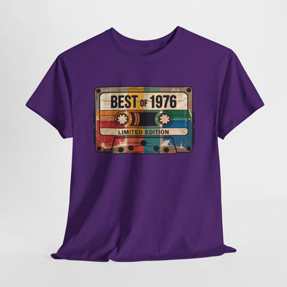 1976 Vintage Cassette 50th Birthday T-Shirt - Limited Edition Retro Bday Tee