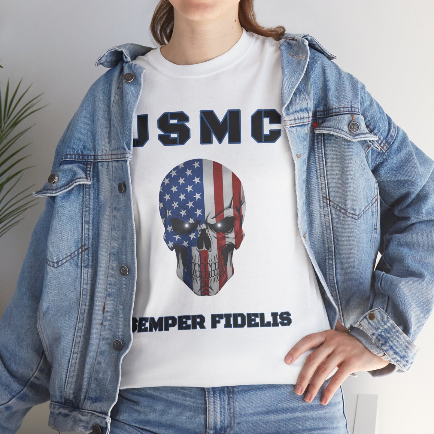 Marines USMC Semper Fidelis T-Shirt | Veteran Patriotic Military Pride Tee