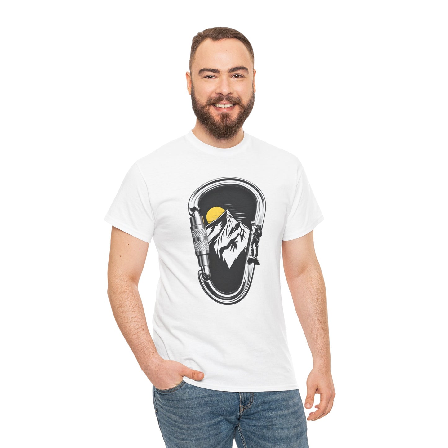 Rock Climbing Shirt, Mountain Graphic T-Shirt, Hiking Adventure Tee, Outdoor Sports Shirt, Climber Gift Idea