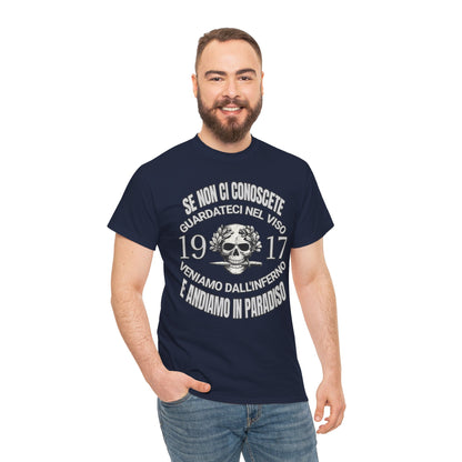 T-Shirt Arditi 1917 Me Ne Frego Militaria Italiana Grande Guerra Teschio