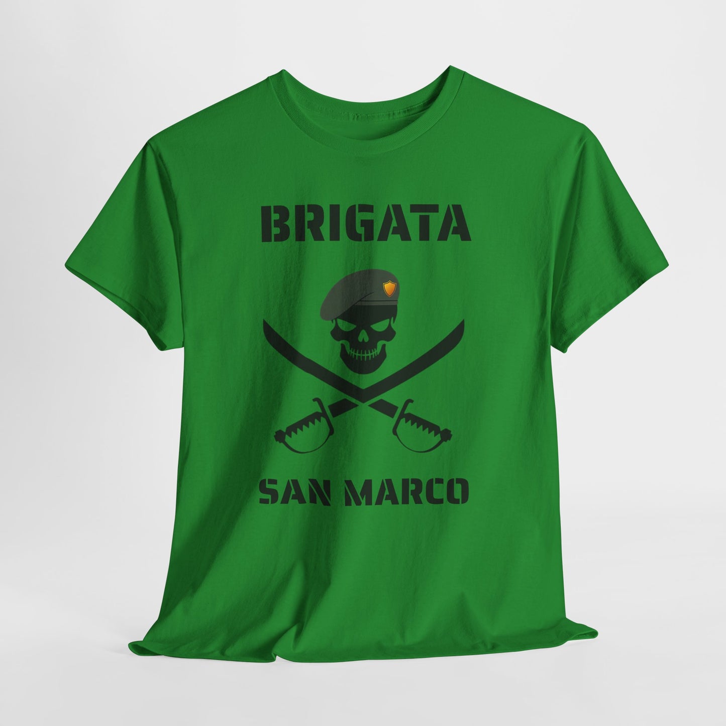 Brigata San Marco Skull T-Shirt — Marina Militare Pirate-Style Tee for Military Fans