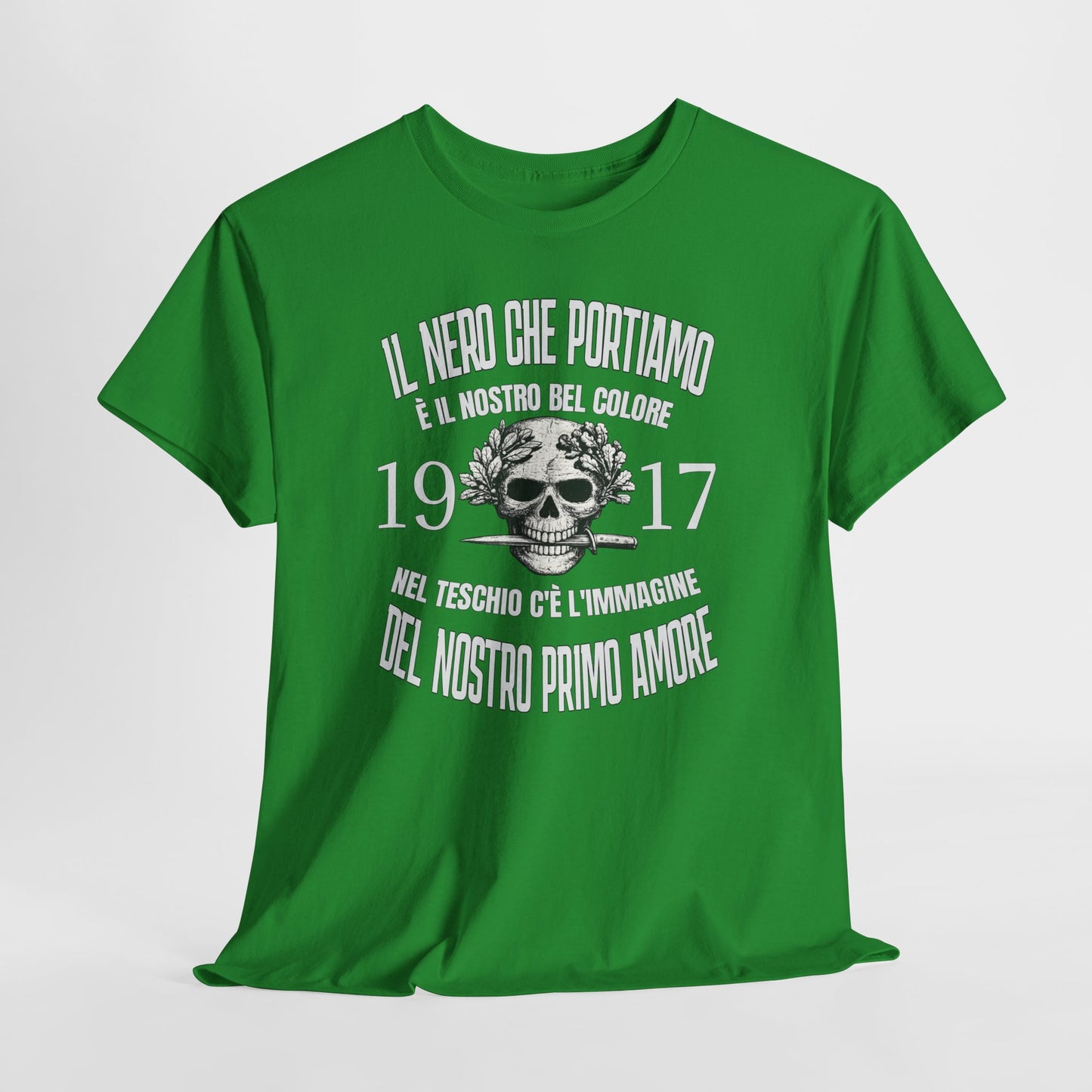 Maglietta Arditi 1917, T-Shirt Vintage Uomo Donna con Teschio, Grafica Storica Militare, Idea Regalo