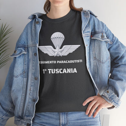 Paracadutisti Reggimento Tuscania Emblema T-Shirt | 1 Tuscania Paratrooper