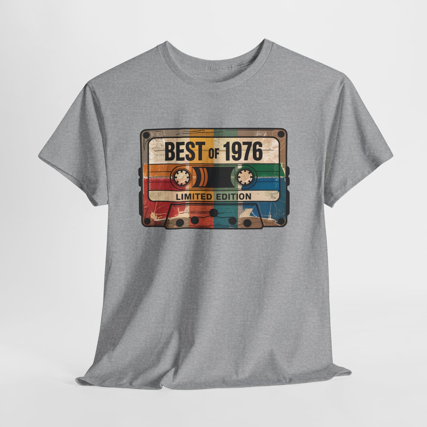 1976 Vintage Cassette 50th Birthday T-Shirt - Limited Edition Retro Bday Tee