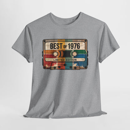 1976 Vintage Cassette 50th Birthday T-Shirt - Limited Edition Retro Bday Tee