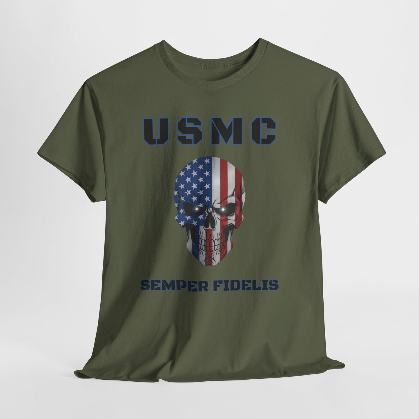 Marines USMC Semper Fidelis T-Shirt | Veteran Patriotic Military Pride Tee