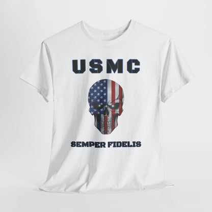 Marines USMC Semper Fidelis T-Shirt | Veteran Patriotic Military Pride Tee