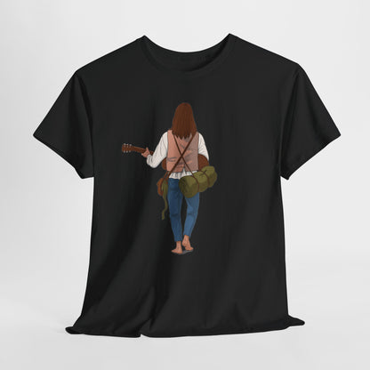 T-Shirt Il Vagabondo | Maglietta Vintage Anni 80 Retrò | Cotone Pesante | Idea Regalo