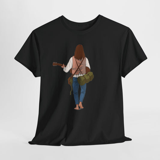 T-Shirt Il Vagabondo | Maglietta Vintage Anni 80 Retrò | Cotone Pesante | Idea Regalo