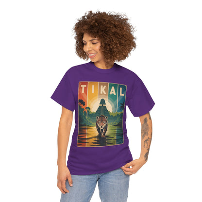 Tikal Jaguar T-Shirt — Guatemala Petén Animal Design