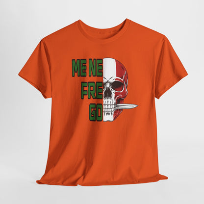 T-Shirt Arditi "Me Ne Frego" | Teschio Tricolore Italiano — Maglietta Militare Vintage