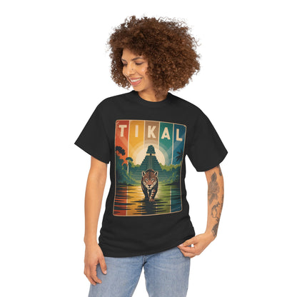 Tikal Jaguar T-Shirt — Guatemala Petén Animal Design