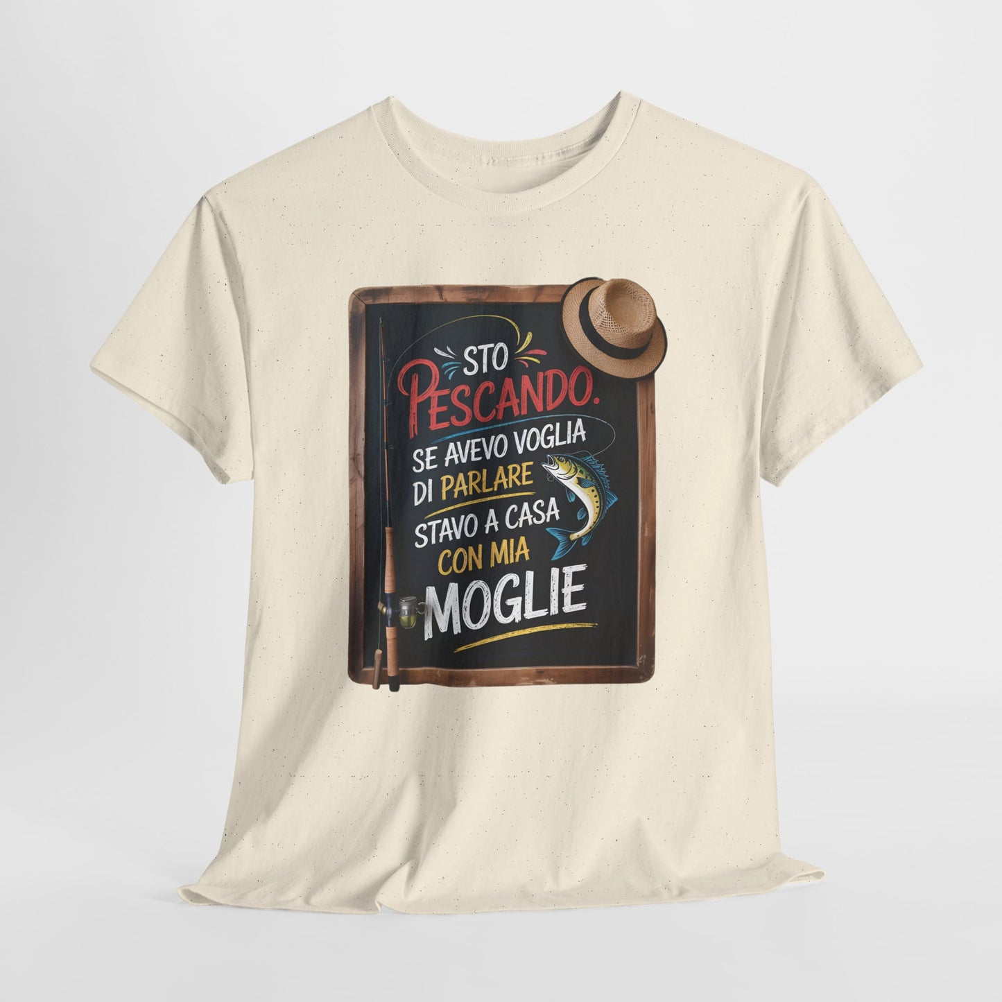 Maglietta da Pesca Uomo Divertente - T-Shirt Pescatore con Frase Spiritosa, Idea Regalo per Amanti della Pesca