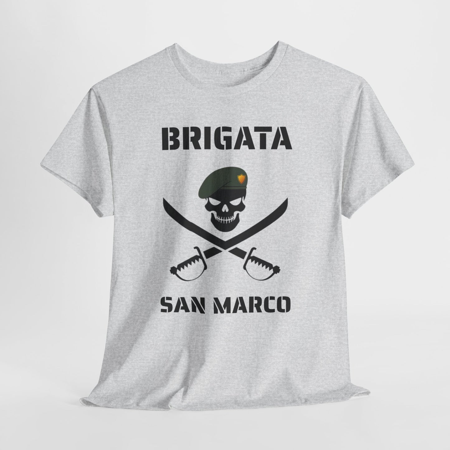 Brigata San Marco Skull T-Shirt — Marina Militare Pirate-Style Tee for Military Fans