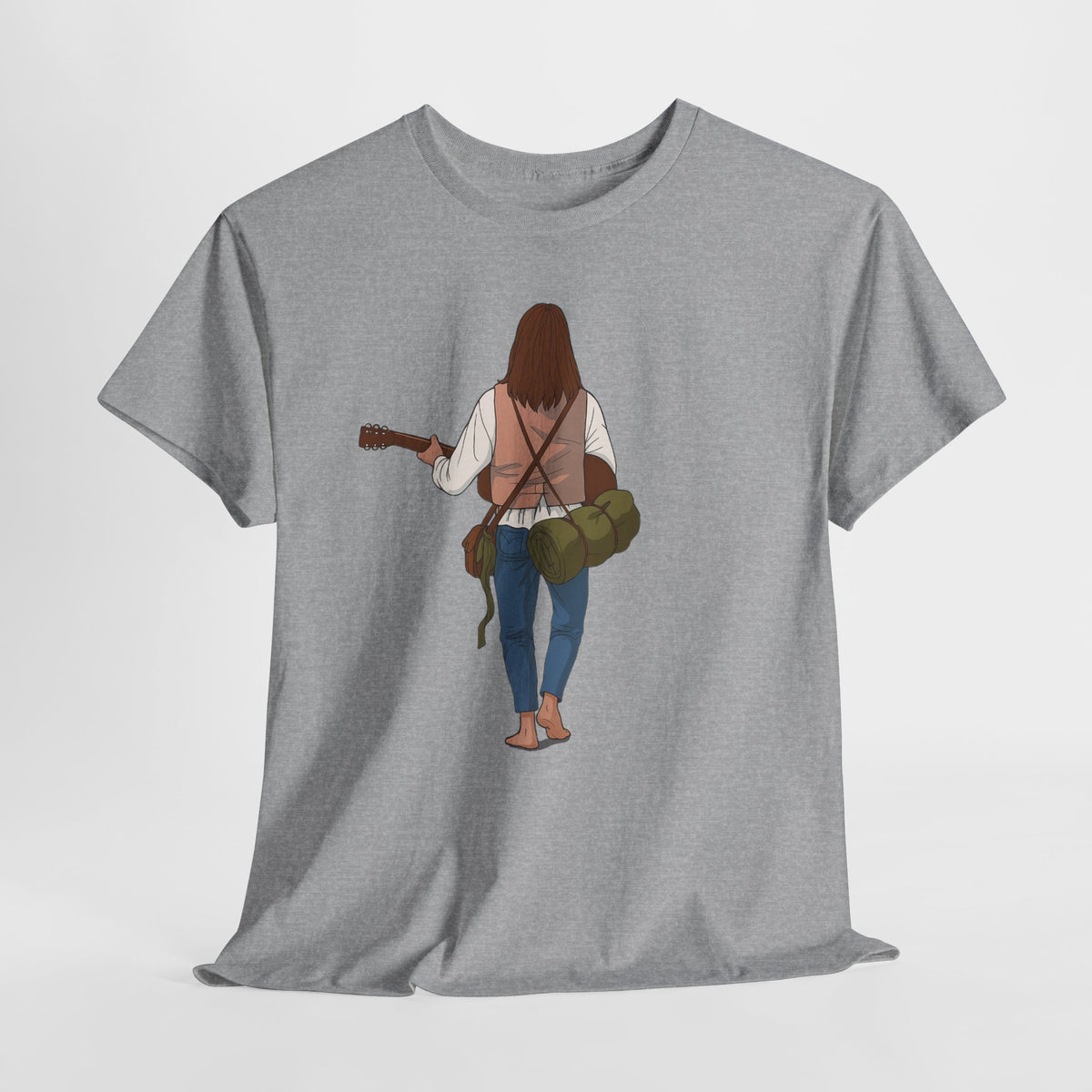 T-Shirt Il Vagabondo | Maglietta Vintage Anni 80 Retrò | Cotone Pesante | Idea Regalo