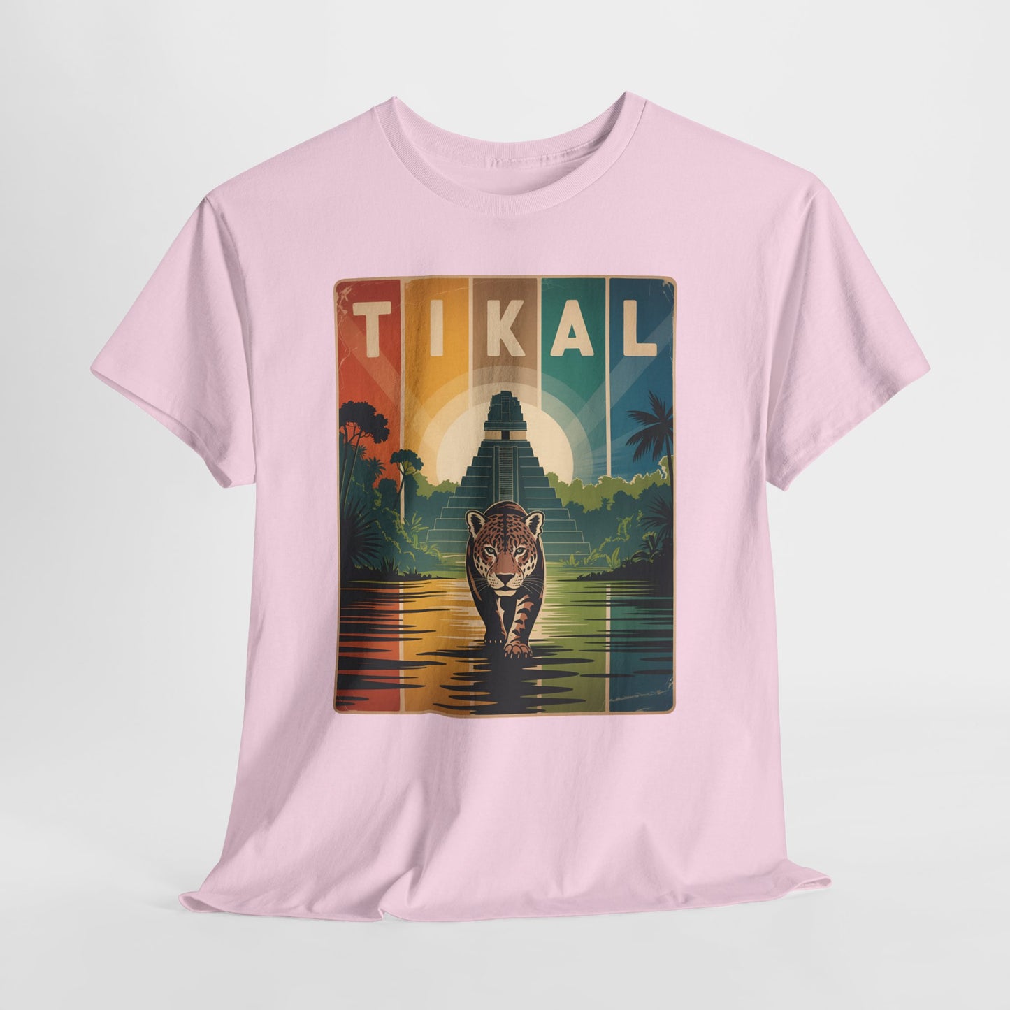 Tikal Jaguar T-Shirt — Guatemala Petén Animal Design