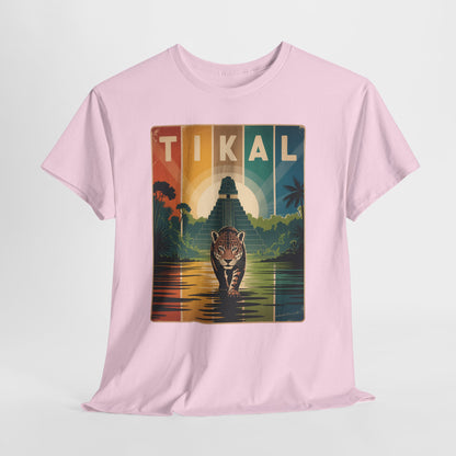 Tikal Jaguar T-Shirt — Guatemala Petén Animal Design