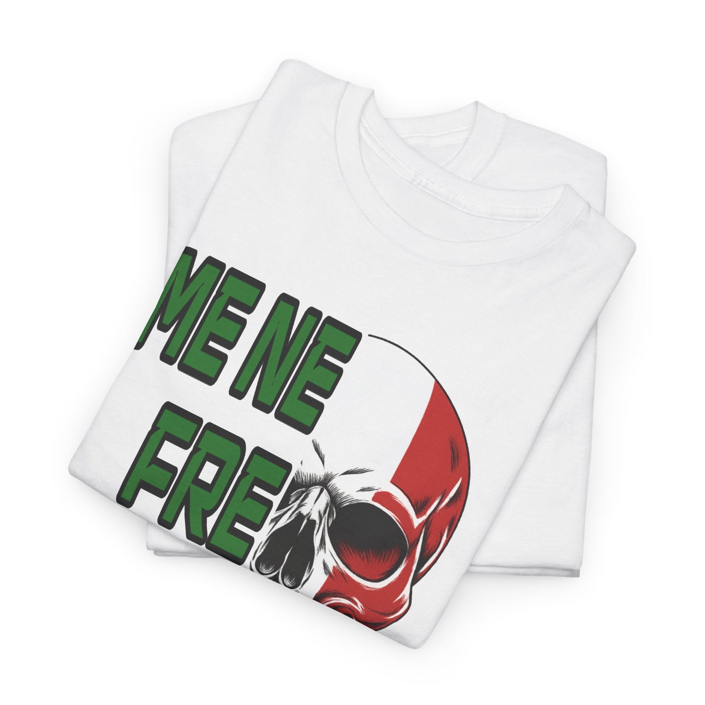 Maglietta Arditi "Me Ne Frego" - T-Shirt Patriottica con Teschio Tricolore