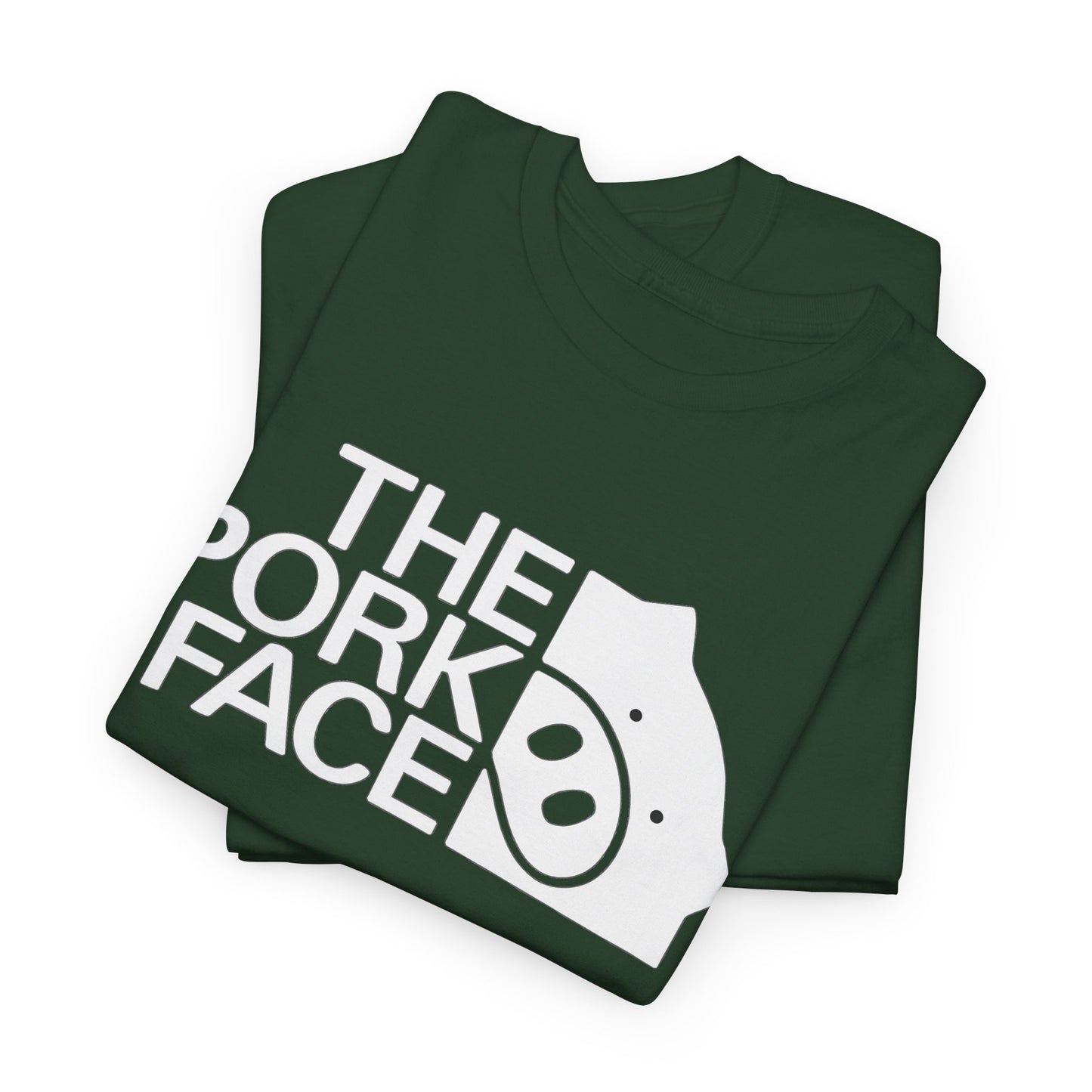 The Pork Face Funny Pig Parody T-Shirt | Pig Lover Graphic Tee