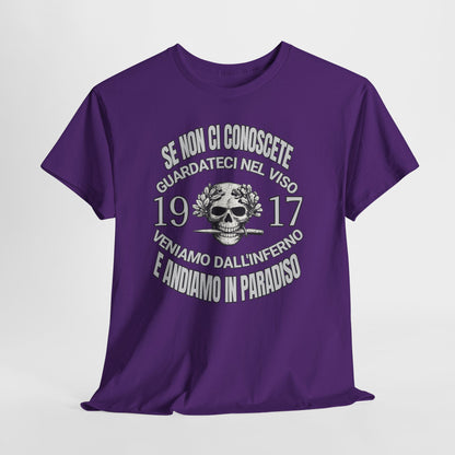 T-Shirt Arditi 1917 Me Ne Frego Militaria Italiana Grande Guerra Teschio