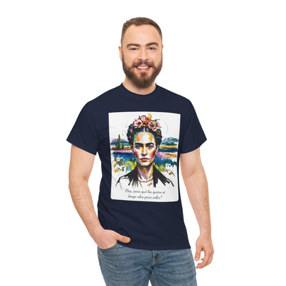 Frida Kahlo T-Shirt, Maglietta con Citazione di Frida Kahlo, Mexican Artist Tee, Gift for Art Lover, Unisex Cotton Tee, Art Inspired Shirt