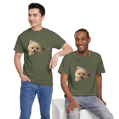 Pomeranian Dog Vintage T-Shirt | Pomerania Tee, Maglietta vintage con cane Pomerania, simpatica maglietta con Pomerania