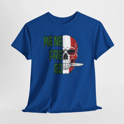 T-Shirt Arditi "Me Ne Frego" | Teschio Tricolore Italiano — Maglietta Militare Vintage