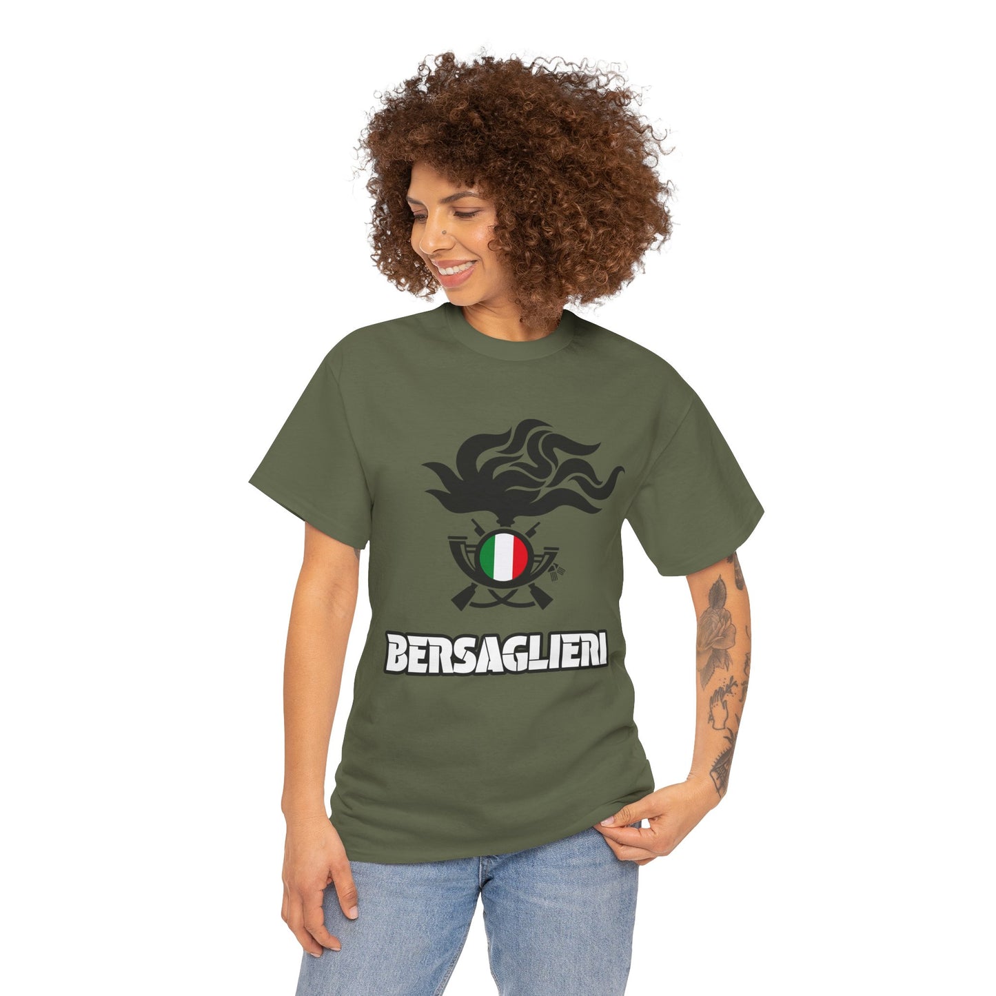 Maglietta Bersaglieri, Bersagliere Italiano, Esercito Italiano, Corpo Bersaglieri, Italia, Cappello Piumato