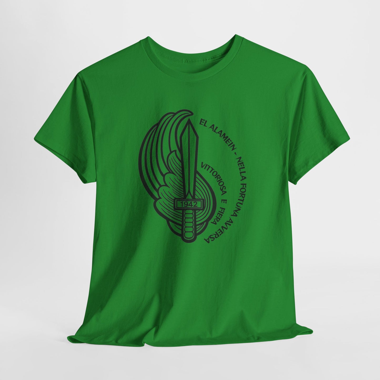 T-Shirt Paracadutisti Folgore El Alamein | Stemma 1942 Pugnale Alato