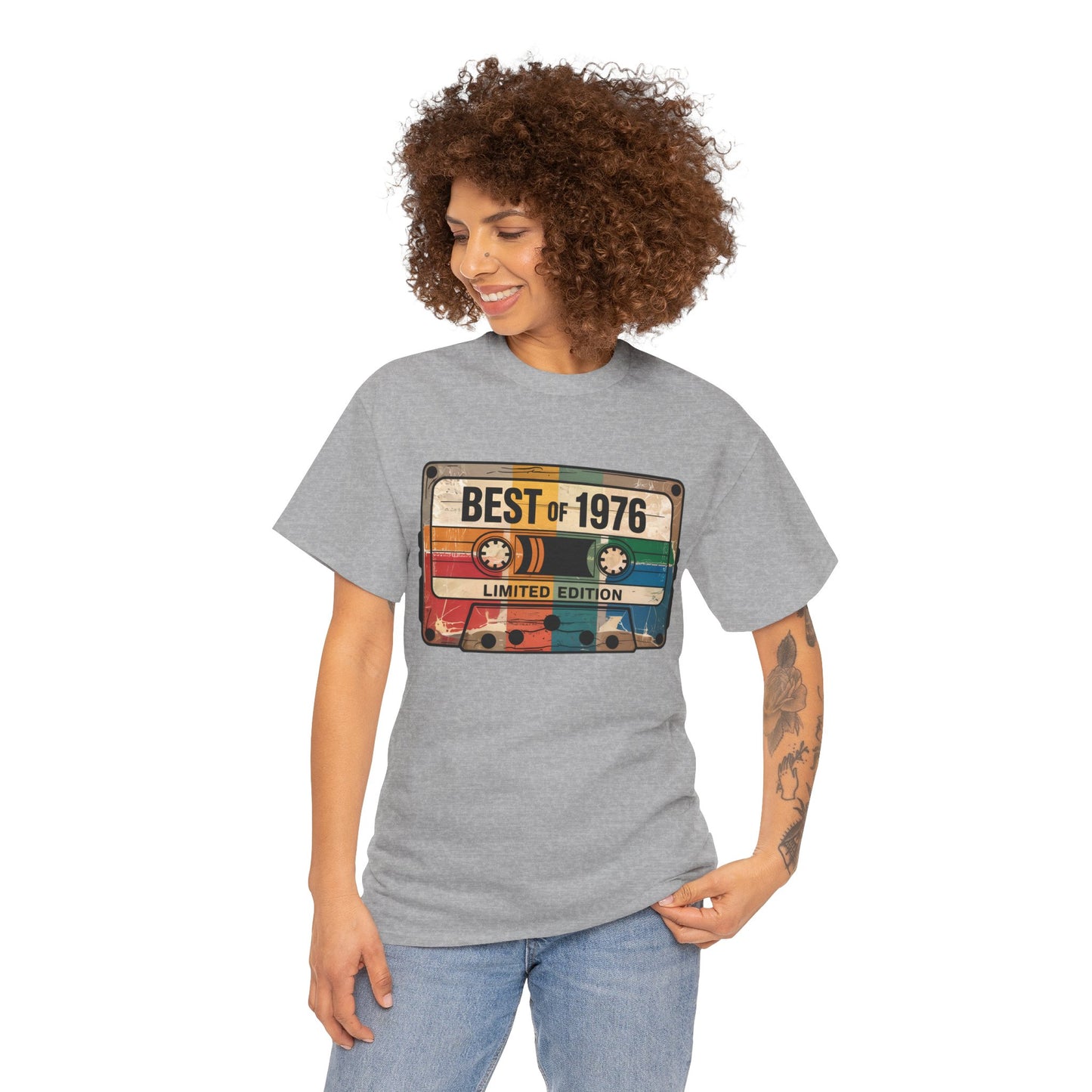 1976 Vintage Cassette 50th Birthday T-Shirt - Limited Edition Retro Bday Tee