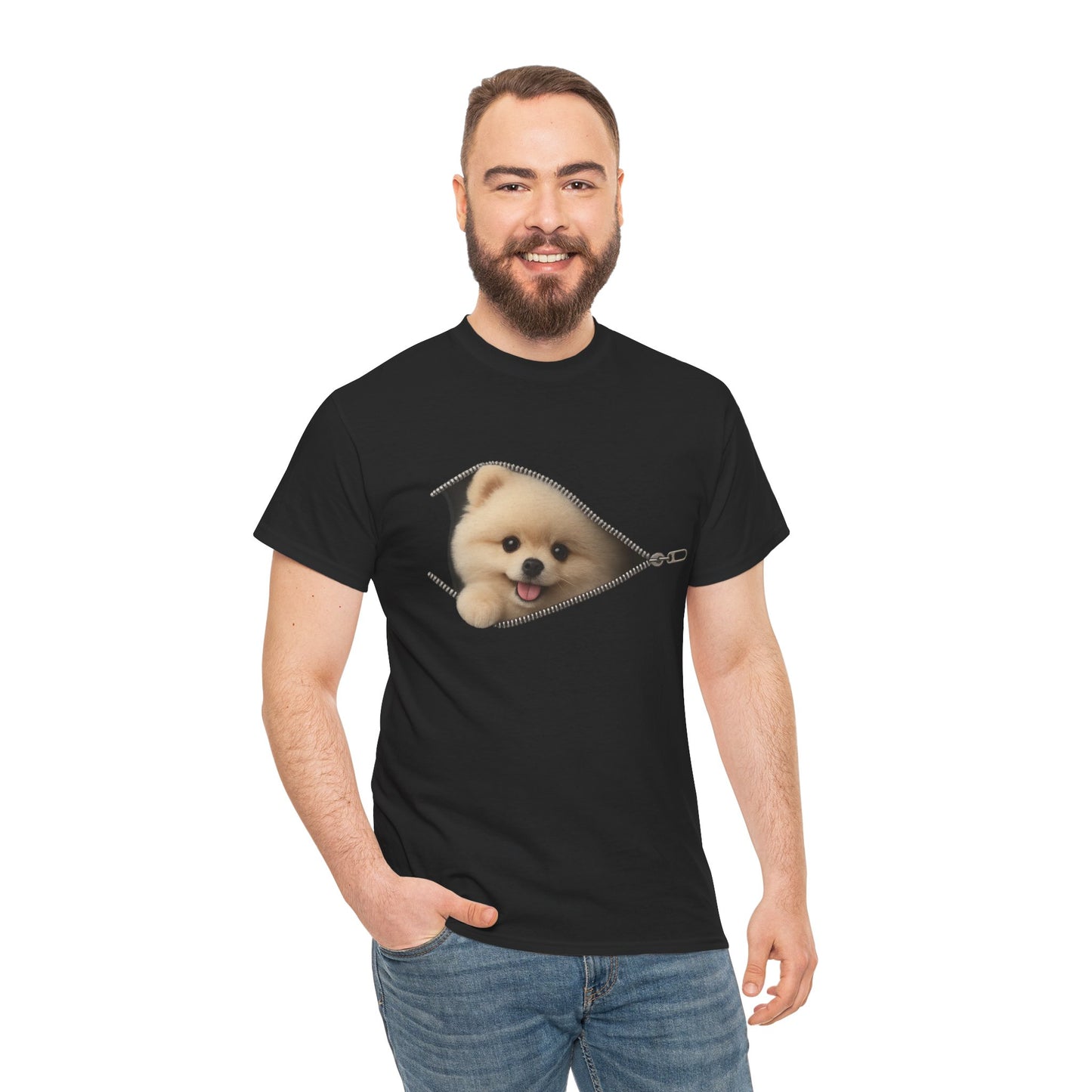Pomeranian Dog Vintage T-Shirt | Pomerania Tee, Maglietta vintage con cane Pomerania, simpatica maglietta con Pomerania