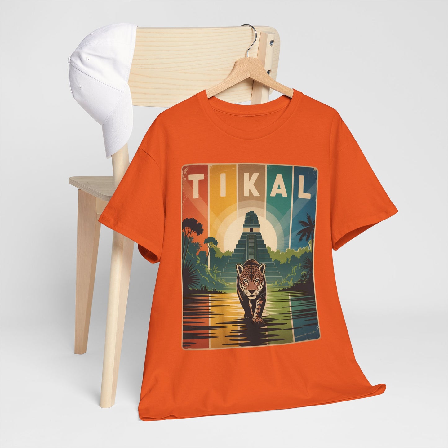 Tikal Jaguar T-Shirt — Guatemala Petén Animal Design