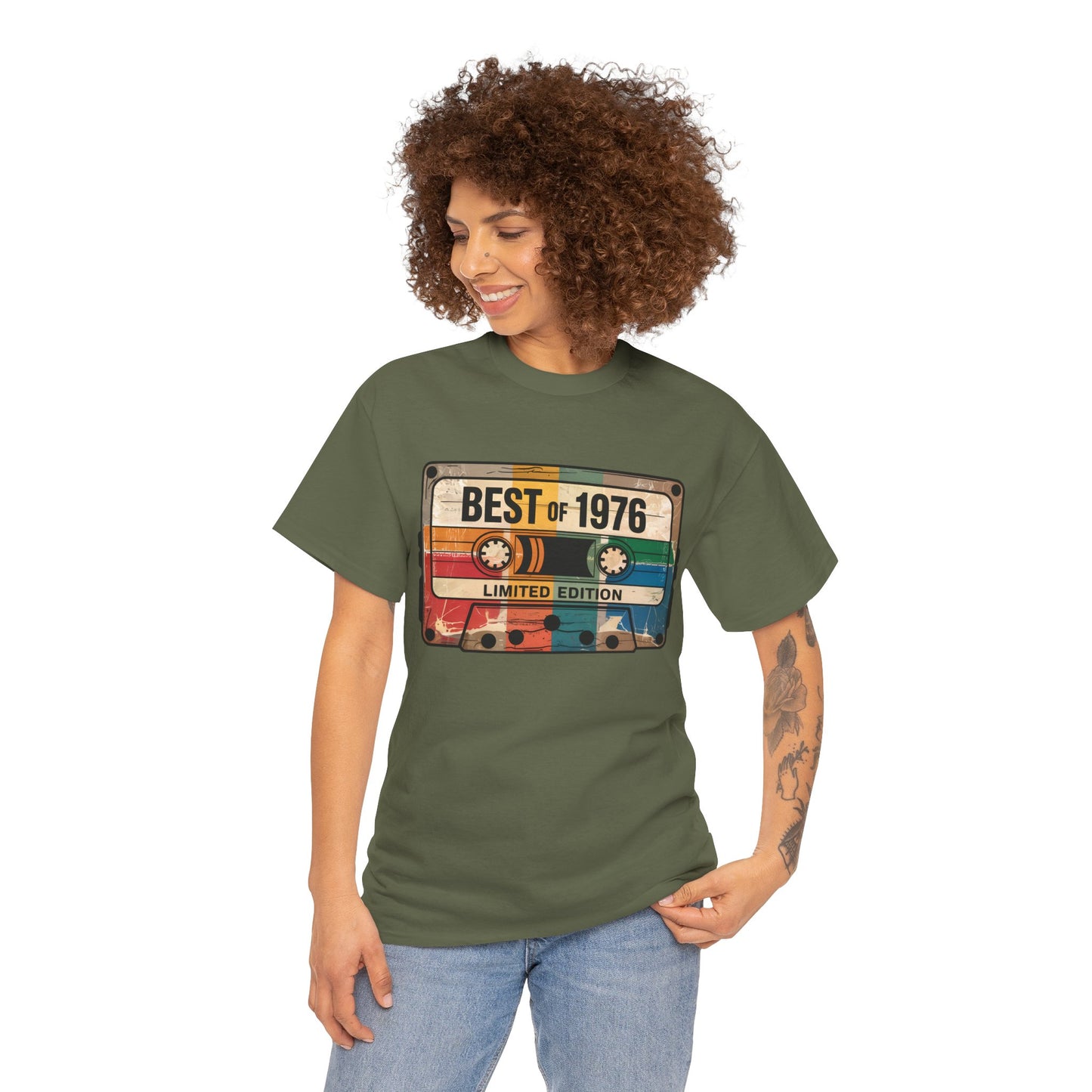 1976 Vintage Cassette 50th Birthday T-Shirt - Limited Edition Retro Bday Tee