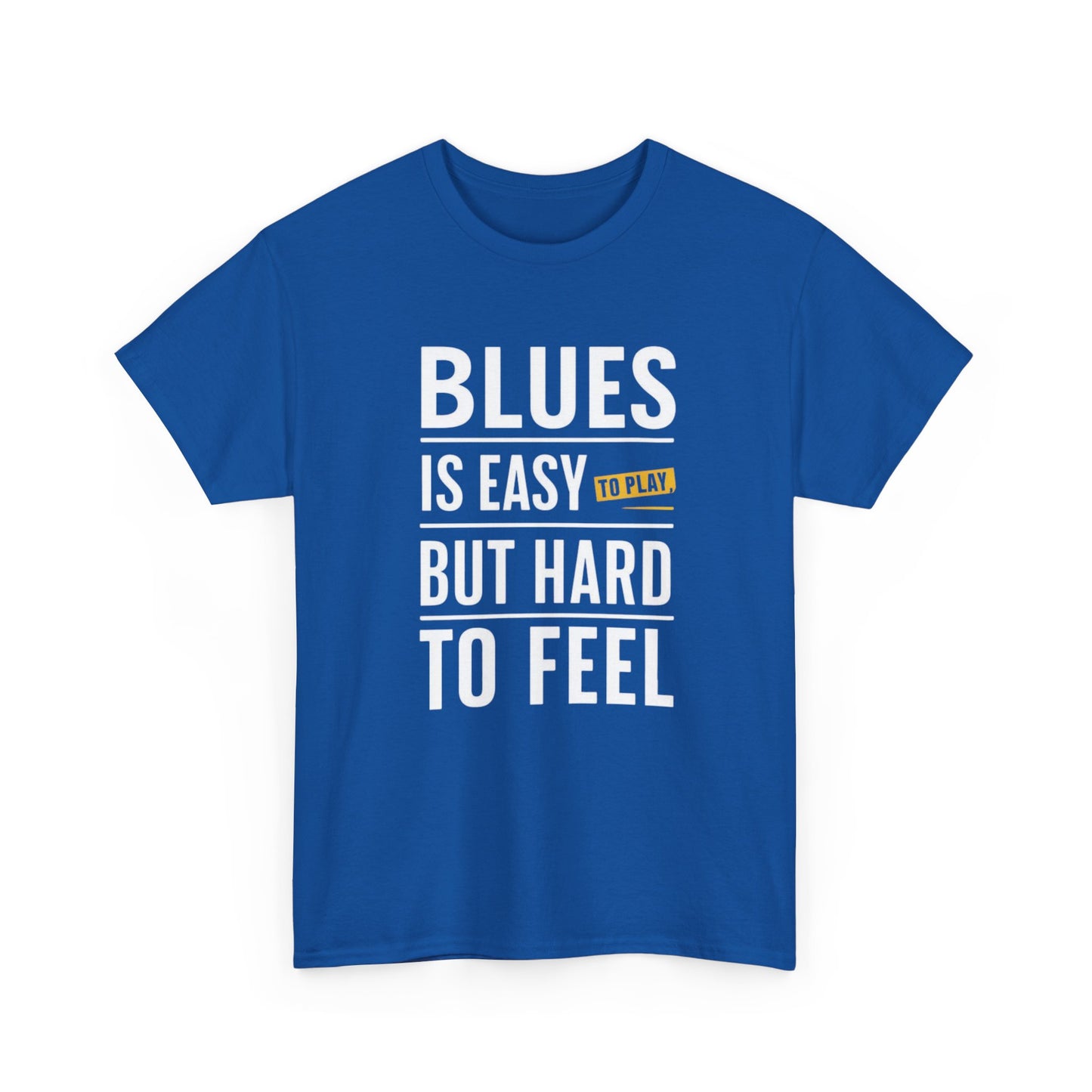 Blues Music Tee - Jimi Hendrix Quote Graphic T-Shirt for Music Lovers