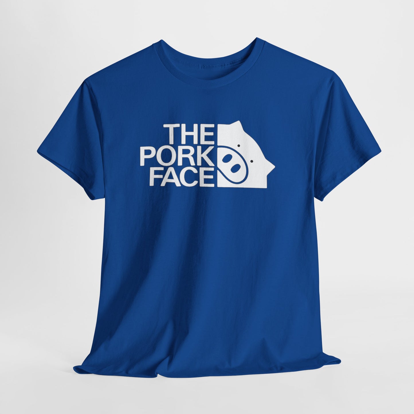 The Pork Face Funny Pig Parody T-Shirt | Pig Lover Graphic Tee