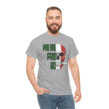 T-Shirt Arditi "Me Ne Frego" | Teschio Tricolore Italiano — Maglietta Militare Vintage