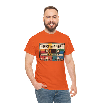 1976 Vintage Cassette 50th Birthday T-Shirt - Limited Edition Retro Bday Tee