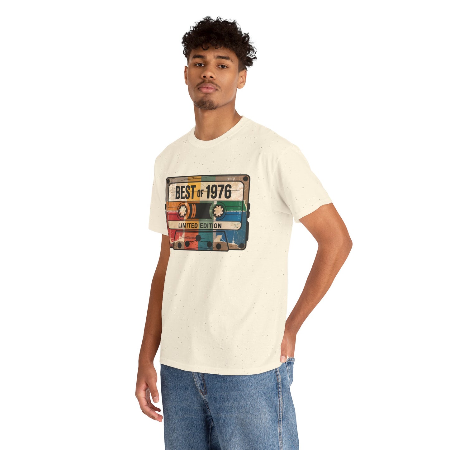 1976 Vintage Cassette 50th Birthday T-Shirt - Limited Edition Retro Bday Tee