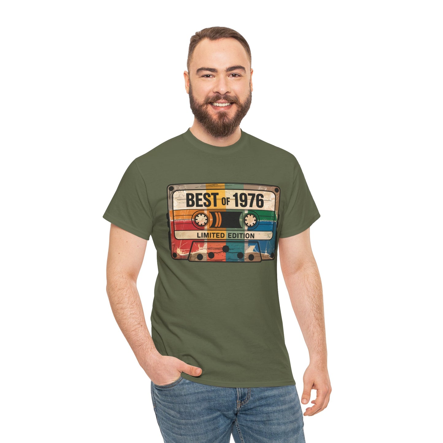 1976 Vintage Cassette 50th Birthday T-Shirt - Limited Edition Retro Bday Tee