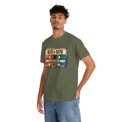 1976 Vintage Cassette 50th Birthday T-Shirt - Limited Edition Retro Bday Tee
