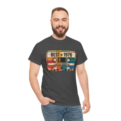 1976 Vintage Cassette 50th Birthday T-Shirt - Limited Edition Retro Bday Tee