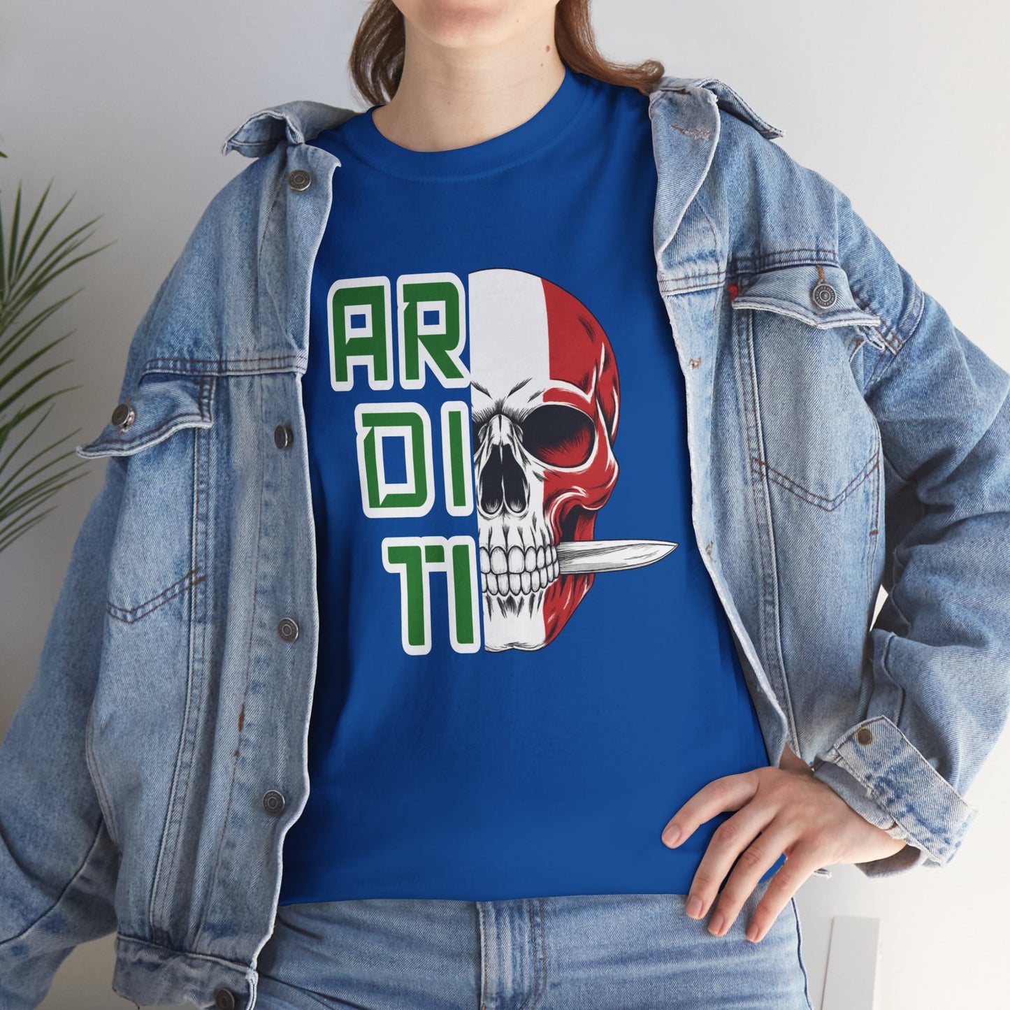 Maglietta Paracadutisti, Maglietta Arditi, Paracadutisti Arditi, Unisex Heavy Cotton T-Shirt Teschio, Shirt Paracadutisti incursori