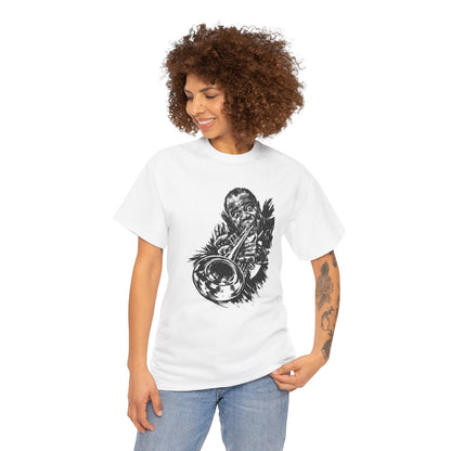 Louis Armstrong Jazz T-Shirt - Maglietta Jazz Tromba | Vintage Jazz Music Tee | Regalo per Amanti del Jazz | Musician Shirt