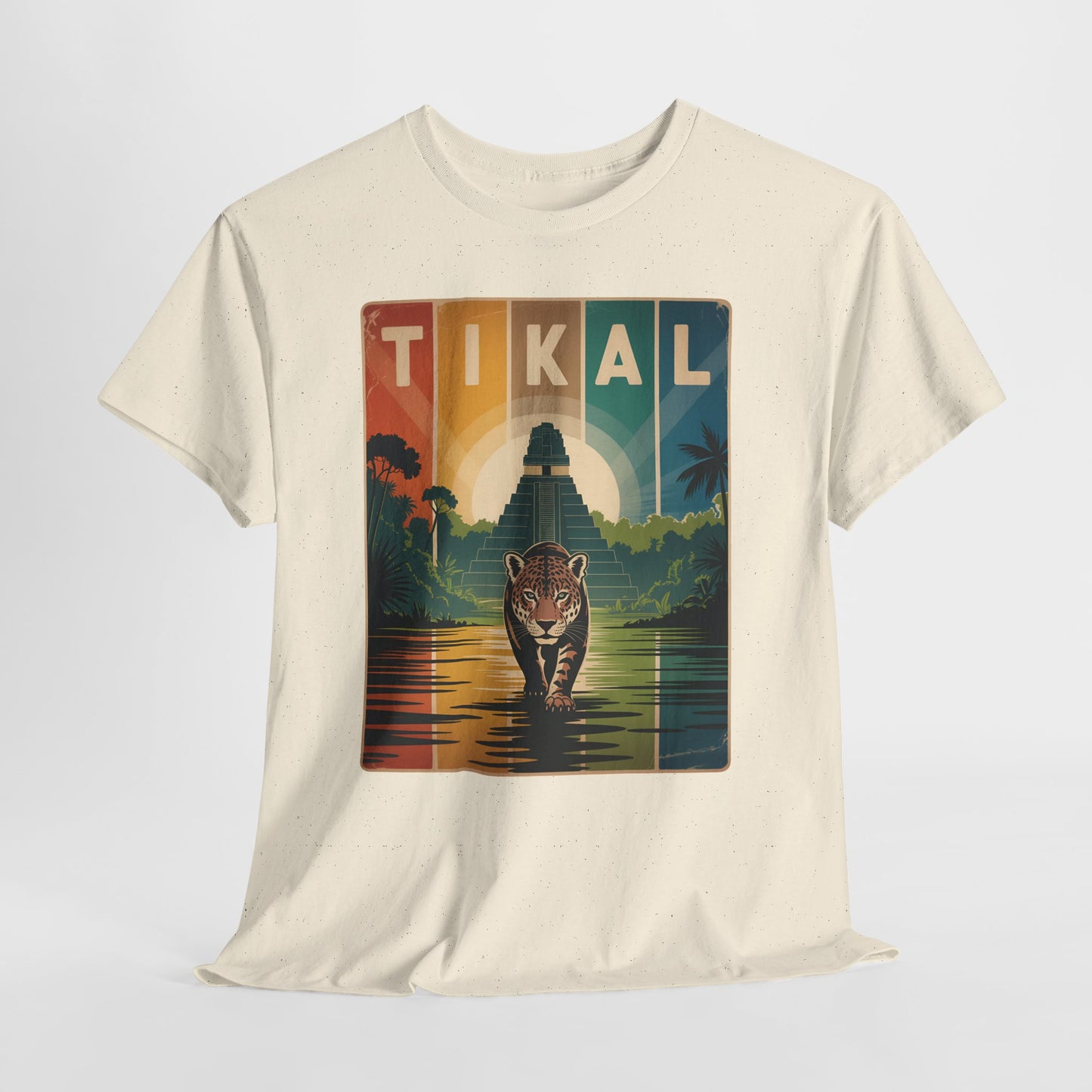 Tikal Jaguar T-Shirt — Guatemala Petén Animal Design