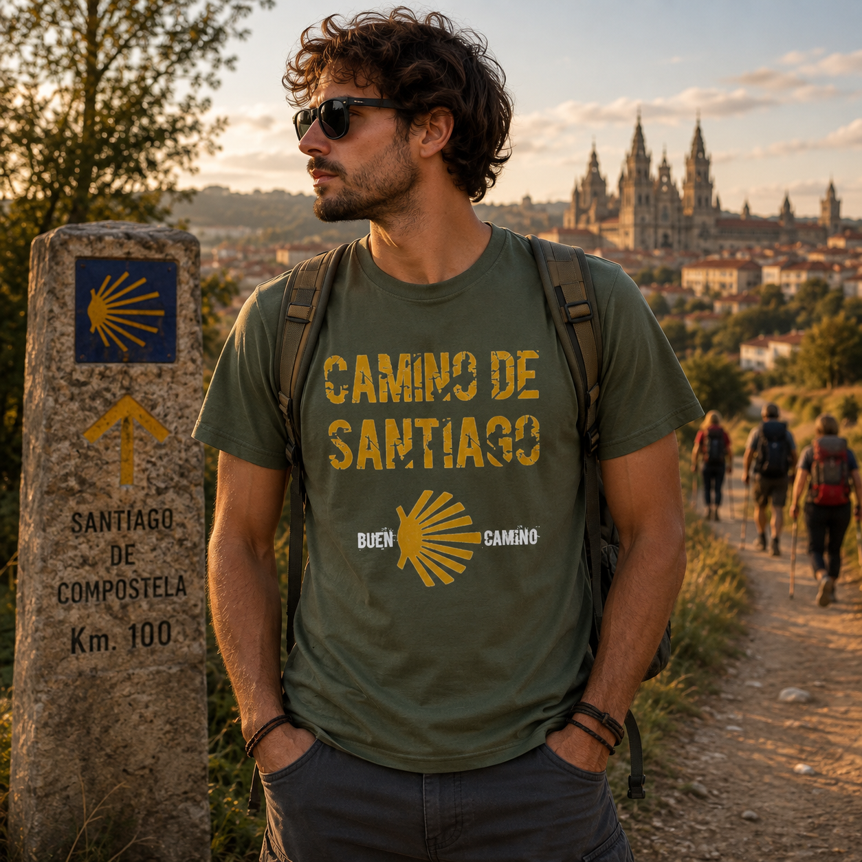 Camino de Santiago T-Shirt | Buen Camino — Pilgrim Tee St. James Way